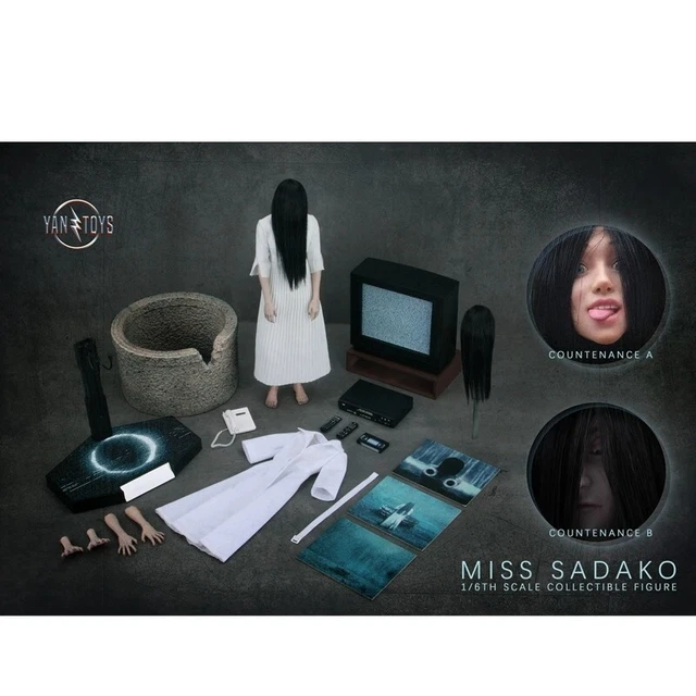 1/6 YANTOYS JR08 Female ghost Miss Sadako Action Figure Model ...