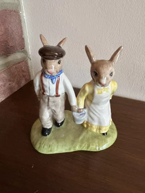 Royal Doulton  Bunnykins Jack And Jill Db222 Nursery Rhyme Collection