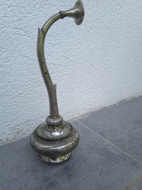 old HINDU Lord / God/ Deity  Puja/pooja Worship Ganga holy Water sprayer, sprink