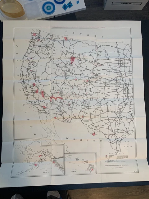 NATIONAL PARKS SYSTEM map of the - National Parks System Map Of The Western United.webp