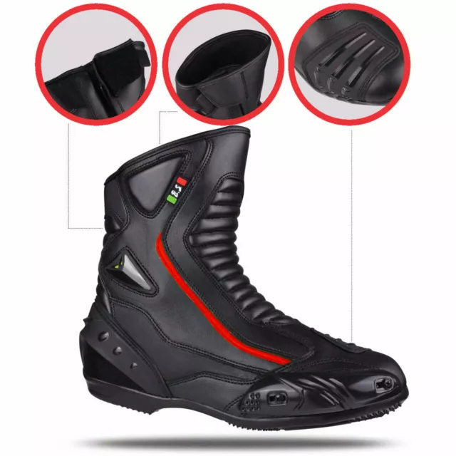 Scarpa Stivale Motociclismo Calzatura Sportiva Moto BIESSE