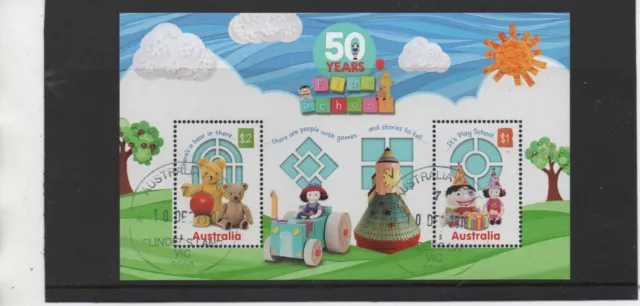Australia Stamps 2016 50 years of Play School Miniature Sheet very fine used CTO