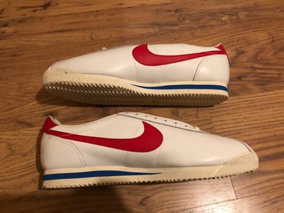 VINTAGE 80S NIKE White Red Retro Cortez 