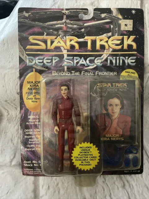 PLAYMATES 1993 STAR TREK Deep Space Nine Major Kira Nerys Action Figure ...