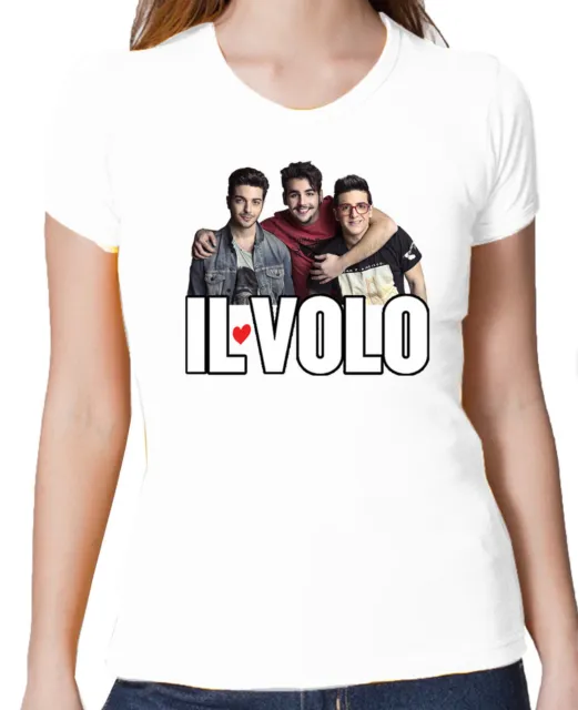 Il Volo Cantanti Sanremo Grande Amore Canzone T-Shirt Donna Woman Tshirt 3