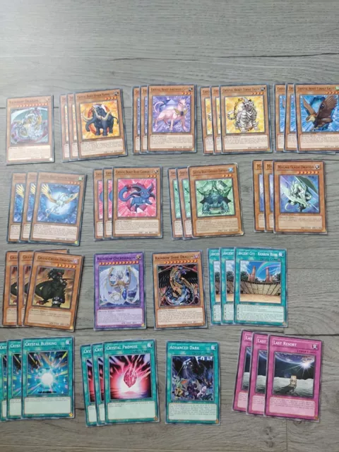 Mazzo deck Crystal BEAST bestia cristallo  yugioh Yu-Gi-Oh Drago Arcobaleno