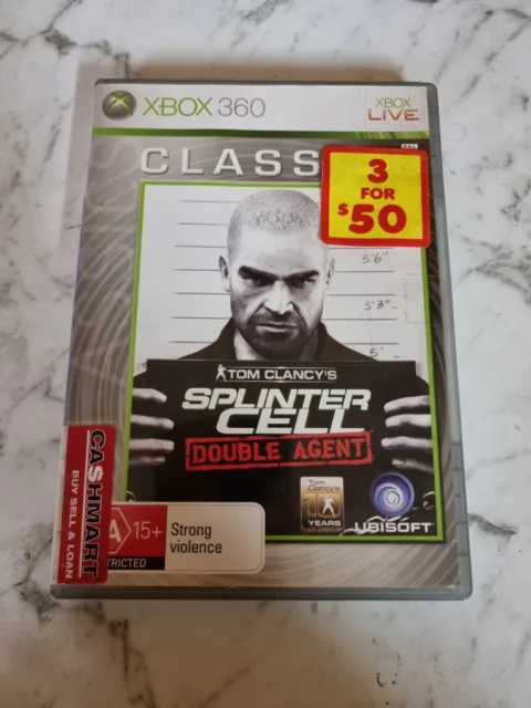 Tom Clancy's Splinter Cell: Double Agent XBOX 360 *COMPLETE WITH MANUAL*