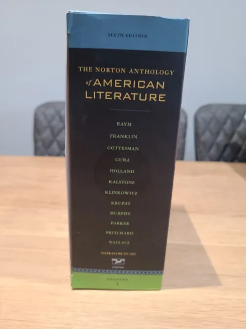 The Norton Anthology Of American Literature Volume A & B Sixth Edition