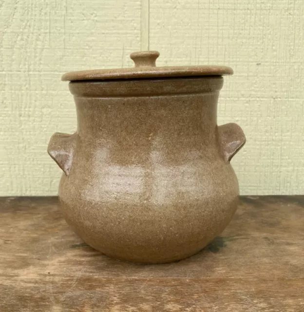 Devica Portugal Gres di Viana Stoneware Salt Glaze Studio Pottery Storage Jar