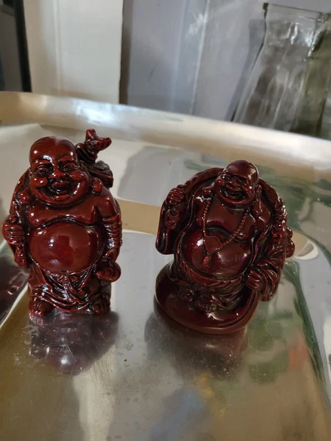 vintage laughing buddha statue