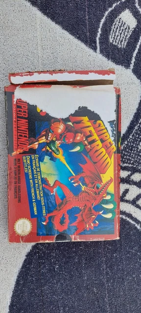 Super Metroid Snes Fra, Boite Vide