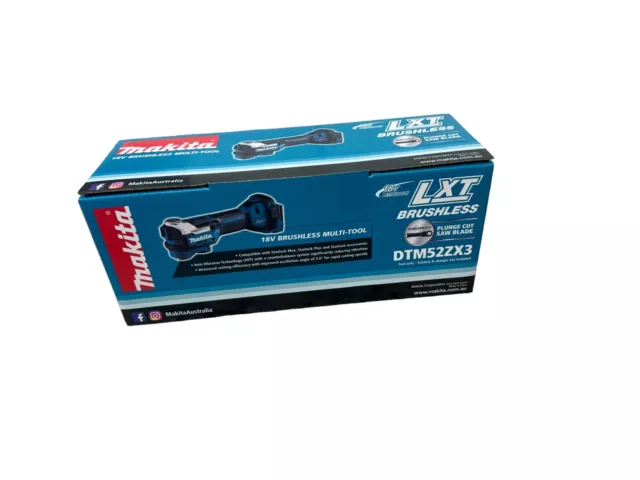 Makita DTM52ZX3 18V Li-ion Cordless Brushless Multi Tool - Skin Only NEW GENUINE 2