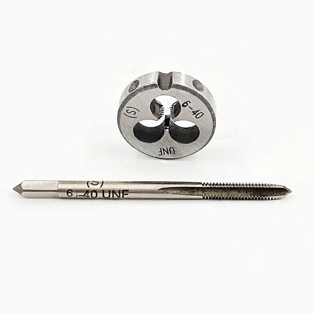 6-40 UNF Die 6-40 UNF Tap Replacement Right Hand 6-40 UNF Accessories Fittings