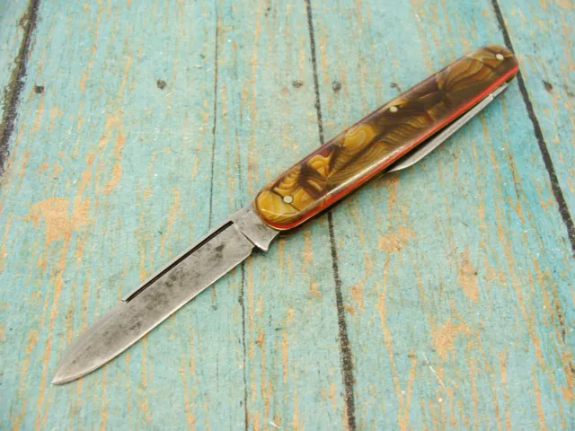 Vintage New York Knife Co Walden Hammer Brand Senator #2048