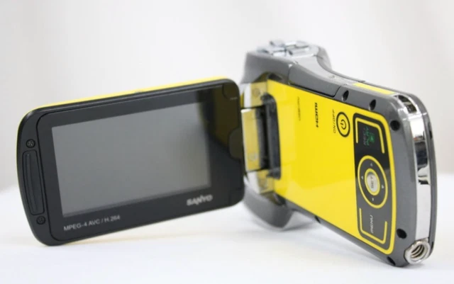 SANYO XACTI DMX-CA100 Waterproof Full HD Camcorder Black 14MP