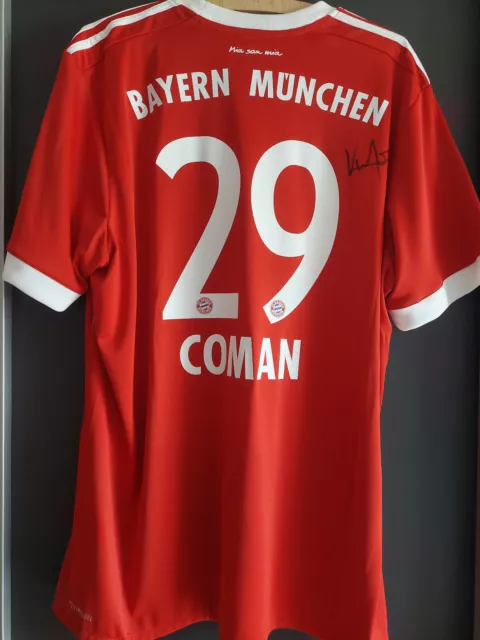 FC Bayern München Trikot Größe XL, 17/18, Kingsley Coman original Unterschrieben