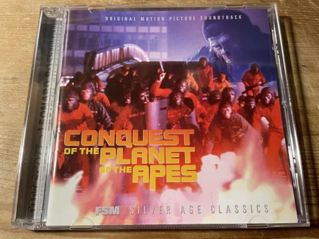 CONQUEST OF THE PLANET OF THE APES (Tom Scott) OOP FSM Ltd Soundtrack CD NM