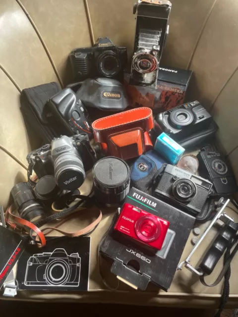 Lote de accesorios usados para cámara