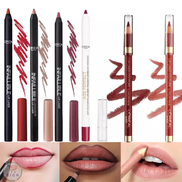 L'Oreal Lip Liner Couture by Color Riche Pencils - CHOOSE SHADE - BRAND NEW