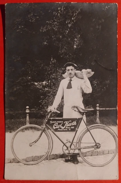 Carte Postale Ancienne Cyclisme - Charles Lacquehay Vélo J.B. Louvet - Début 1900