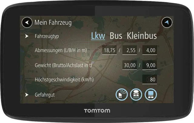 TomTom GO Professional 520 LKW-Navigation 13 cm 5 Zoll Europa Updates über Wi-Fi