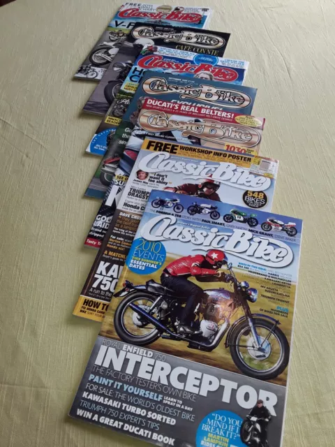 Classic Bike and Motorcycle Magazines, Job lot, Past Issues.