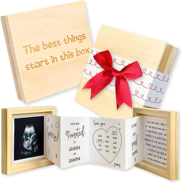 Grandparents Baby Announcement Gifts - Pregnancy Announcement for Grandparents -
