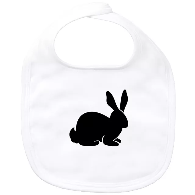 Baby Lätzchen Hase Kaninchen Silhouette Geschenk Idee Souvenir Geburtstag Weihna