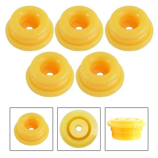 Lot De 5 Clips De Fixation Pour Pare-chocs Gris - Référence 6510197AA / 11569960 - Compatible Chrysler, Jeep, Chevrolet - 2
