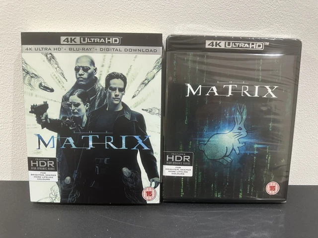 THE MATRIX 4K Ultra HD Blu-Ray [3 Disc Set] with Original Slip Cover ...
