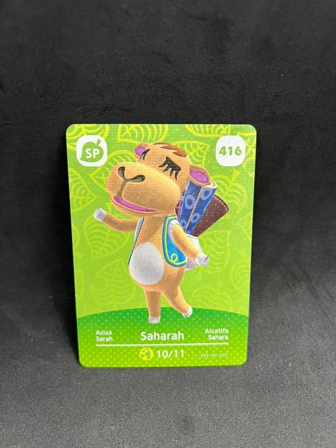 Carte Amiibo Animal Crossing - Narcisse (041) Série 1 - état Near Mint