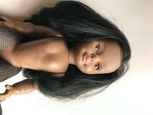 POUPÉE BELLA NOIRE: Ella blonde yeux bleus dormeurs taille 37 habits d'origine EUR 36,00 - FR