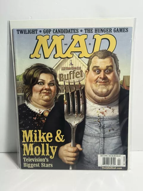 Mad Magazine Mike And Molly Twilight Gop Candidates The Hunger Games Spy 2012