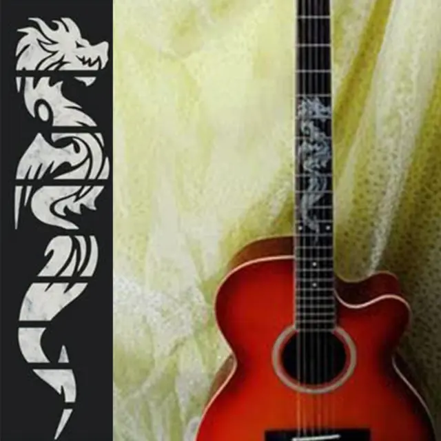 Guitar Fretboard Sticker Chinese Dragon For Acoustic Fret Inlay Electric O6Z4