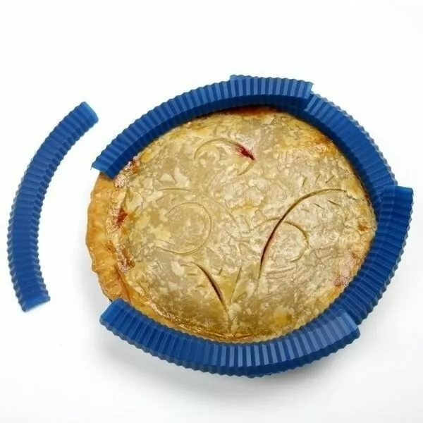 Norpro 5pc Adjustable Reusable Pie Crust Burning Shield - Fits 9"-12" Pies