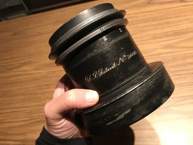 14 inch f4.5 Voigtlander Heliar lens Eastman Kodak No. 8A Century Studio Camera