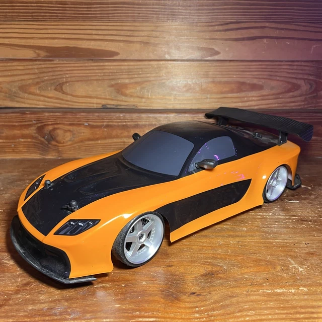 JADA TOYS FAST & Furious Han’S Mazda RX7 Drift RC Car, 1 10 Scale no