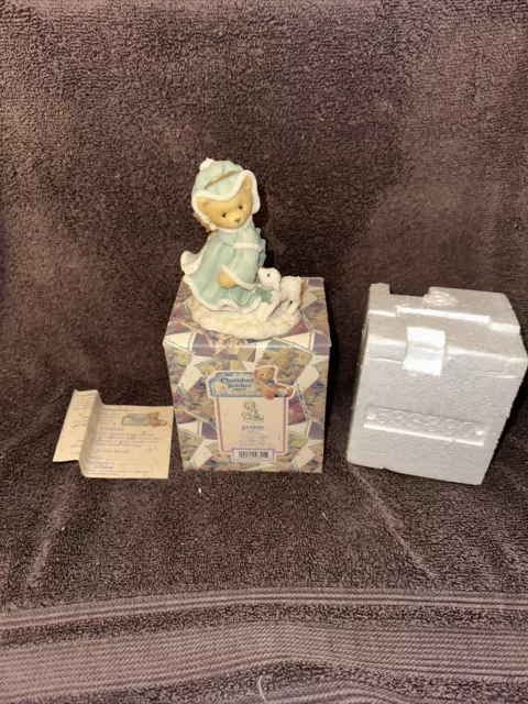 1999 Enesco LTD Cherished Teddies FELICIA "Joy To The World" #533890