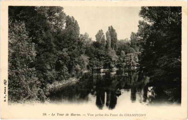 CPA CHAMPIGNY-sur-MARNE Vue prise du Pont (1352249)