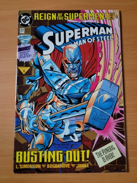 Superman The Man of Steel #22 Regular Cover ~ DOLLAR BIN ~ 1993 DC Comics