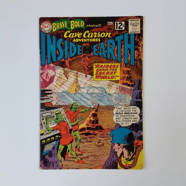 Brave & The Bold 41 Cave Carson Adventures Inside Earth Low Grade Reader