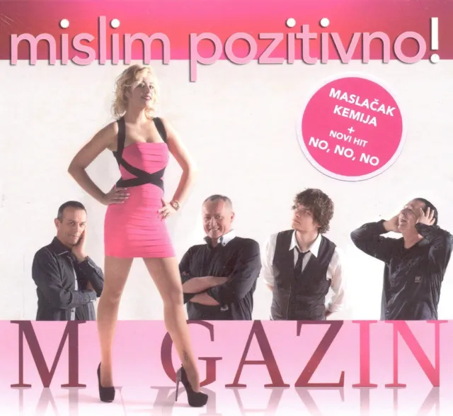 MAGAZIN CD Mislim pozitivno Album 2014 Croatia Records Tonci Huljic Split Zadar