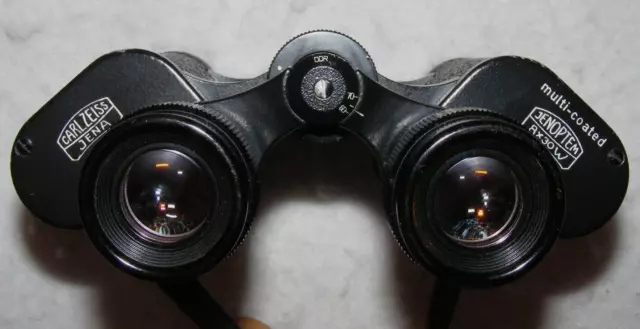 Carl Zeiss Jenoptem 8x30W Multi-Coated binoculars + case, No.5343895. German Carl Zeiss Jenoptem 8x30W Multi-Coated binoculars + case, No.5343895. German