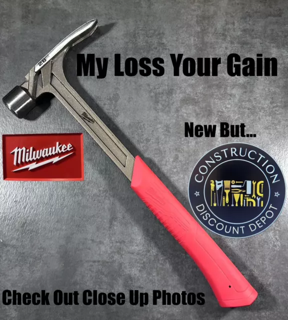 My Loss Your Gain Milwaukee 28Oz Milled Face Framing Hammer