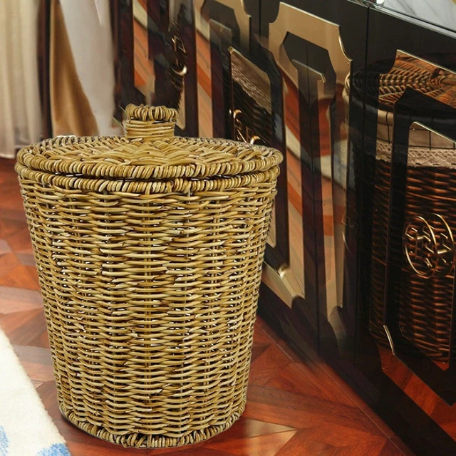 Cesta de almacenamiento tejida diversa cesta de almacenamiento tejida pura