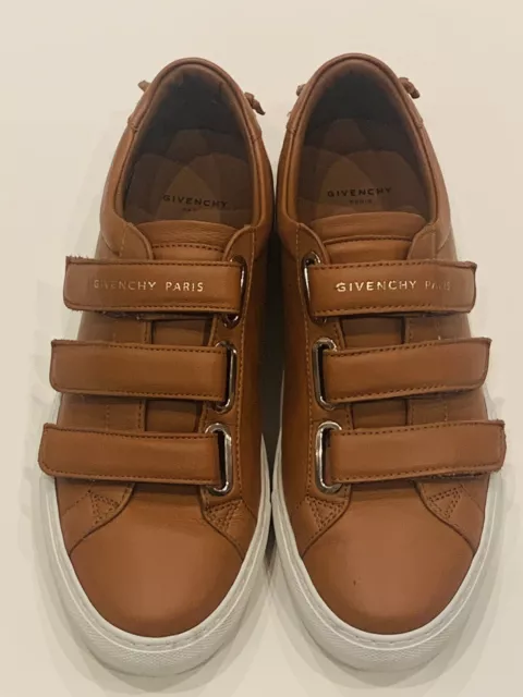 Givenchy Women's Urban Low-Top Sneaker W/Straps - Size 38 - Cognac