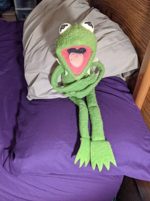 Vintage Kermit the Frog 1976 Fisher Price 850 Jim Henson Muppets Doll Plush