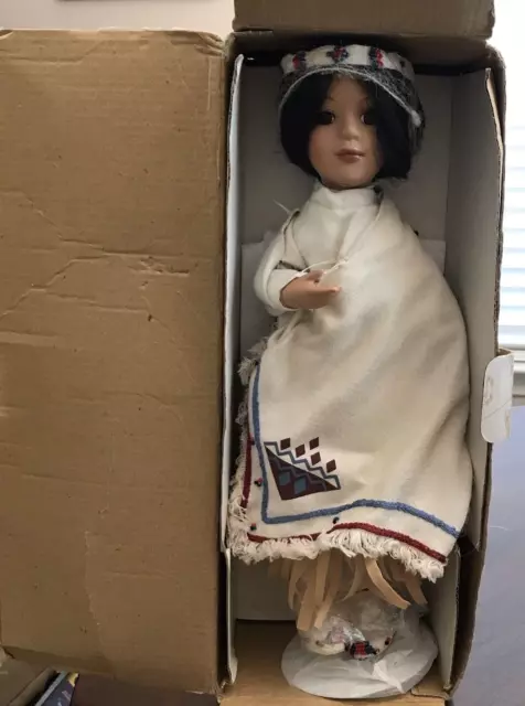 Heritage Signature Collection Porcelain Doll Native American