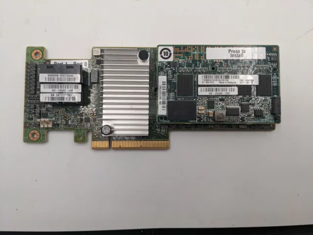 Carte IBM Raid  Pcie 46C9111 Serveraid M5210 SAS SATA 1GB