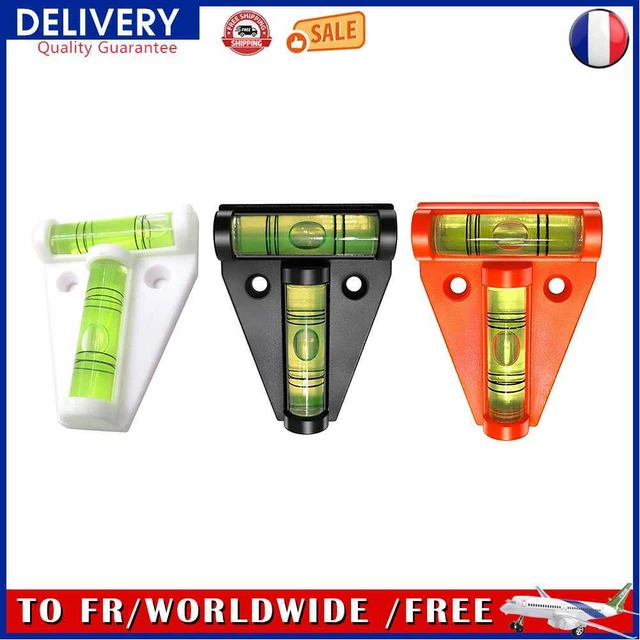 T-Type Spirit Level 2 Ways Plastic Measuring Vertical and Horizontal Adjuster